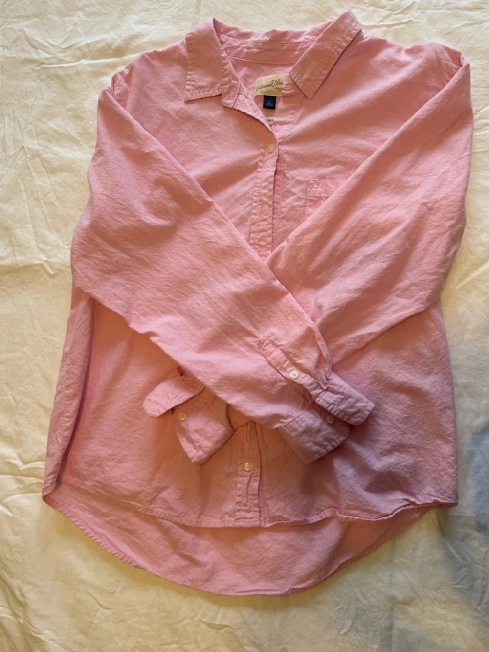 Universal Thread Pink Button-Down Shirt - Picture 1 of 1